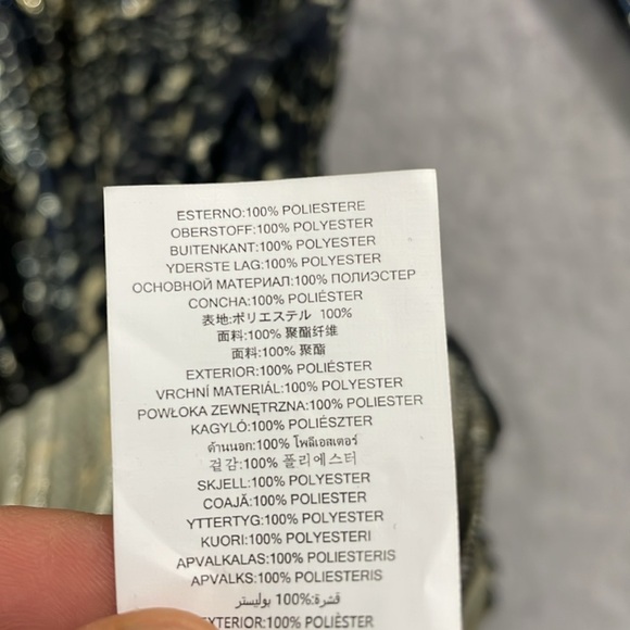 NEW Michael Kors Womens S Pleated Metallic Fit Black Gold Mini Wrap Dress - Picture 6 of 12